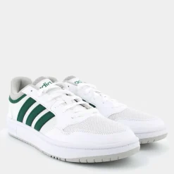 HOOPS 3.0 SUMMER- SPORTIVE ftwr white/collegiate green/grey two IG1484