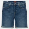 JJIRICK JJFOX SHORTS- PANTALONI Blue Denim 12250489