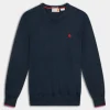 JOHNS RIVER CHEST LOGO- MAGLIE E FELPE DARK SAPPHIRE TB0A2BSC
