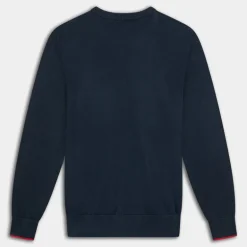 JOHNS RIVER CHEST LOGO- MAGLIE E FELPE DARK SAPPHIRE TB0A2BSC