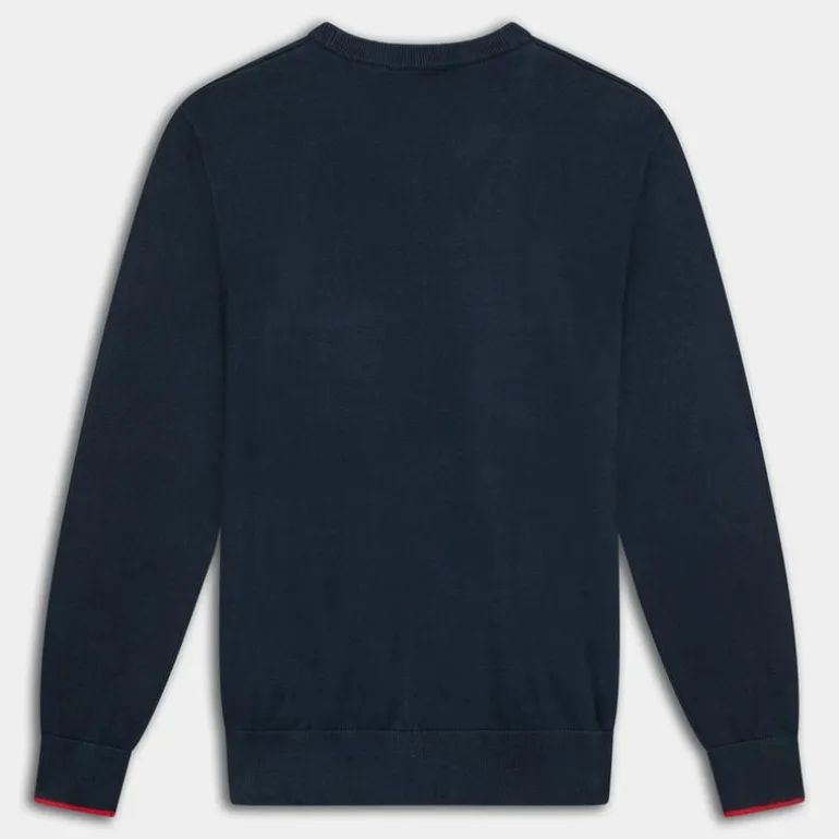 JOHNS RIVER CHEST LOGO- MAGLIE E FELPE DARK SAPPHIRE TB0A2BSC