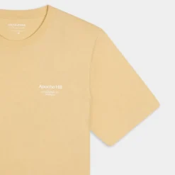 JORCASABLANCA BACK TEE SS CREW NECK- T-SHIRT ITALIAN STRAW 12252956