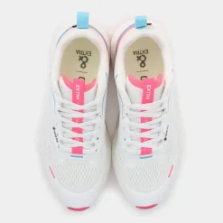 KAIZEN- SNEAKERS BIANCO-FUXIA 7705011