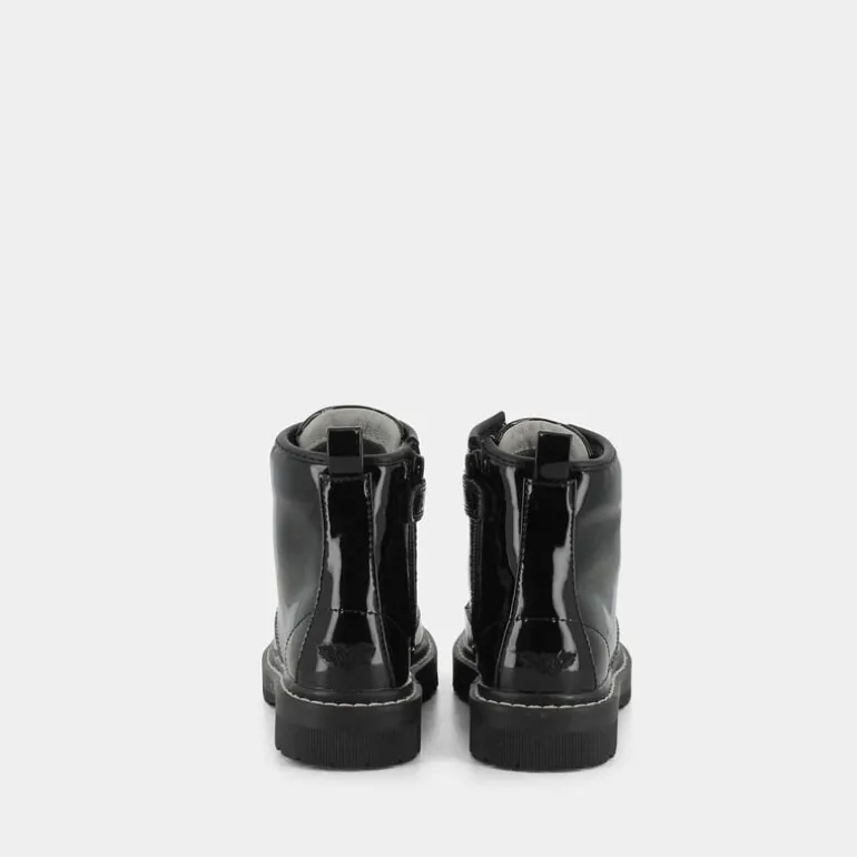 KENTON- SCARPONCINI E STIVALETTI VERNICE NERO LK HP2340