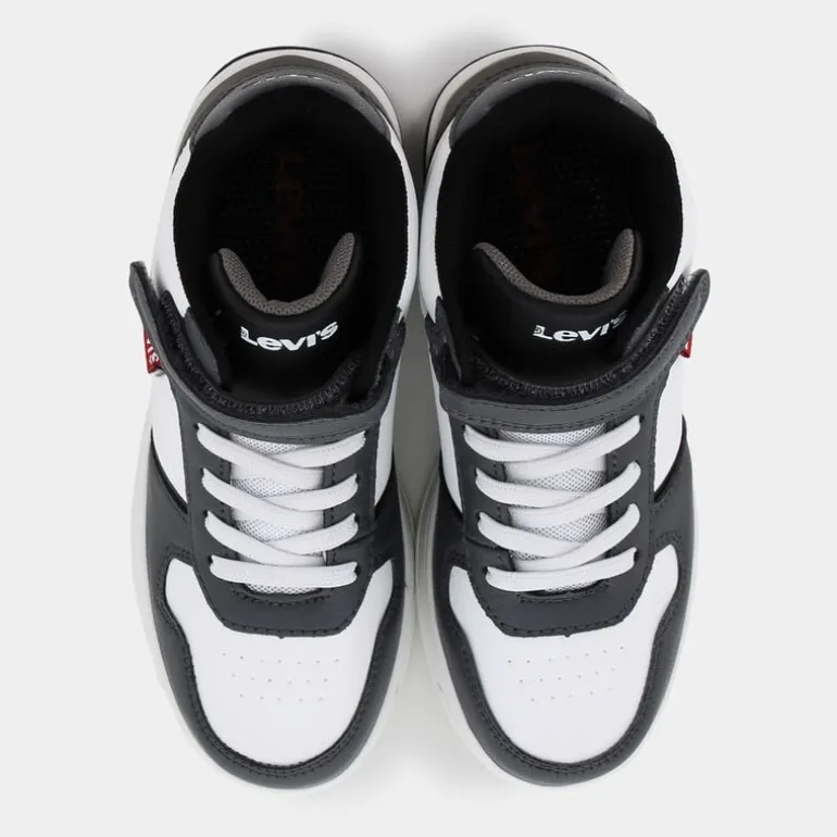 KICK MID- SNEAKERS WHITE CASTELROCK BLACK VIRV0092S