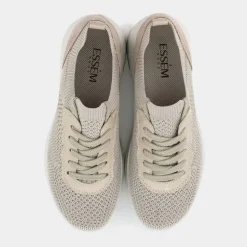 KIM- SNEAKERS CREAM/PLATINO IM-E25D-08