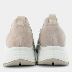 KIM- SNEAKERS CREAM/PLATINO IM-E25D-08