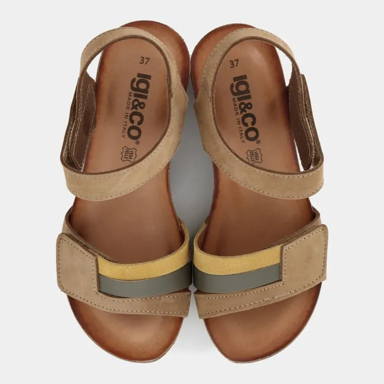 LAURITA- SANDALI TORTORA/FANGO 7699511