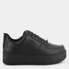 LEATHER- SNEAKERS NERO RACERR