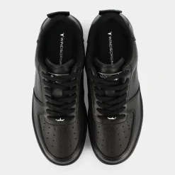 LEATHER- SNEAKERS NERO RACERR
