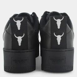 LEATHER- SNEAKERS NERO RACERR