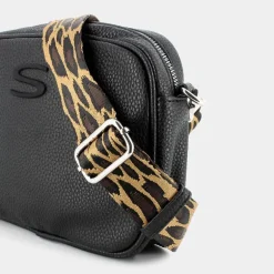 LEOPARD- TRACOLLE NERO JI-I24-17