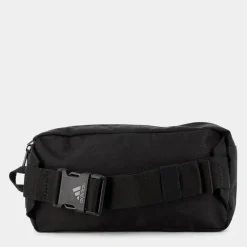 LINEAR BUM BAG- ACCESSORI SPORT black/white HT4739