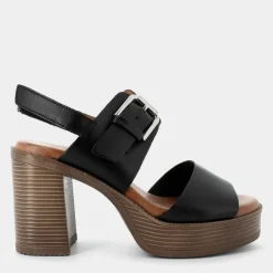 LOLLY- SANDALI NERO WR-E24D-13