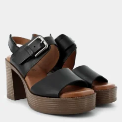 LOLLY- SANDALI NERO WR-E24D-13