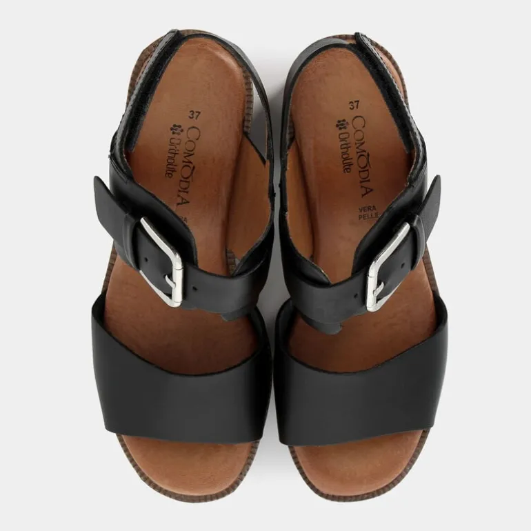 LOLLY- SANDALI NERO WR-E24D-13