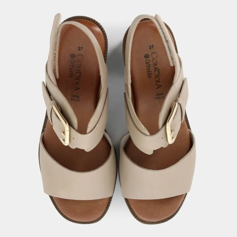 LOLLY- SANDALI CREMA WR-E24D-13