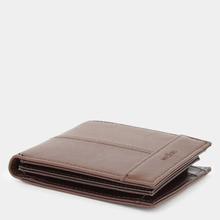 MARRON- PICCOLA PELLETTERIA CUOIO EN-E24-200