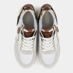 MAXI WONDER 72- SNEAKERS OFF WHITE-BROWN BA4057PX454S3179