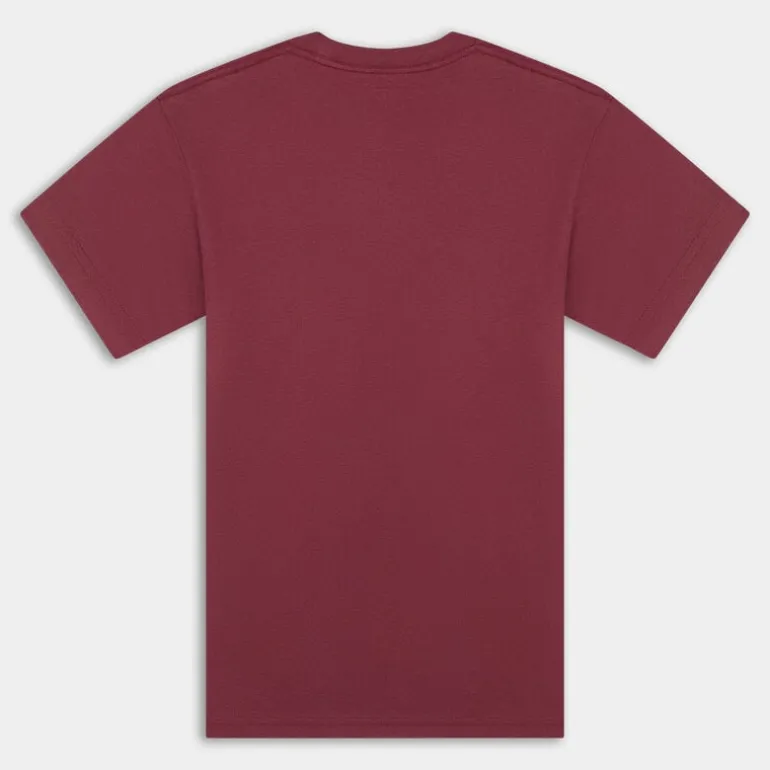 MINI SCRIPT TEE-B- T-SHIRT BURGUNDY VN0A7Y3S
