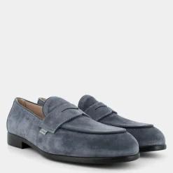 MOCASSINI BLU E500592U