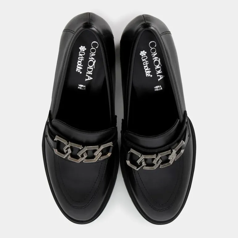 MOCASSINI NERO CM-I24D-01