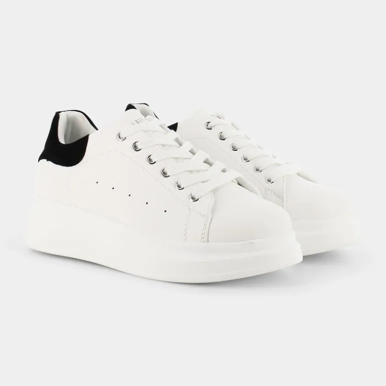 NERO- SNEAKERS BIANCO/NERO XM-E23D-03