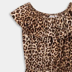 NKFVINAYA SS PLAYSUIT- VESTITI E TUTE BLACK LEO AOP 13215907