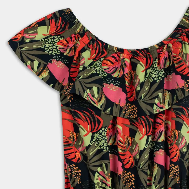 NKFVINAYA SS PLAYSUIT- VESTITI E TUTE DARK SAPPHIRE : TROPICAL 13215907