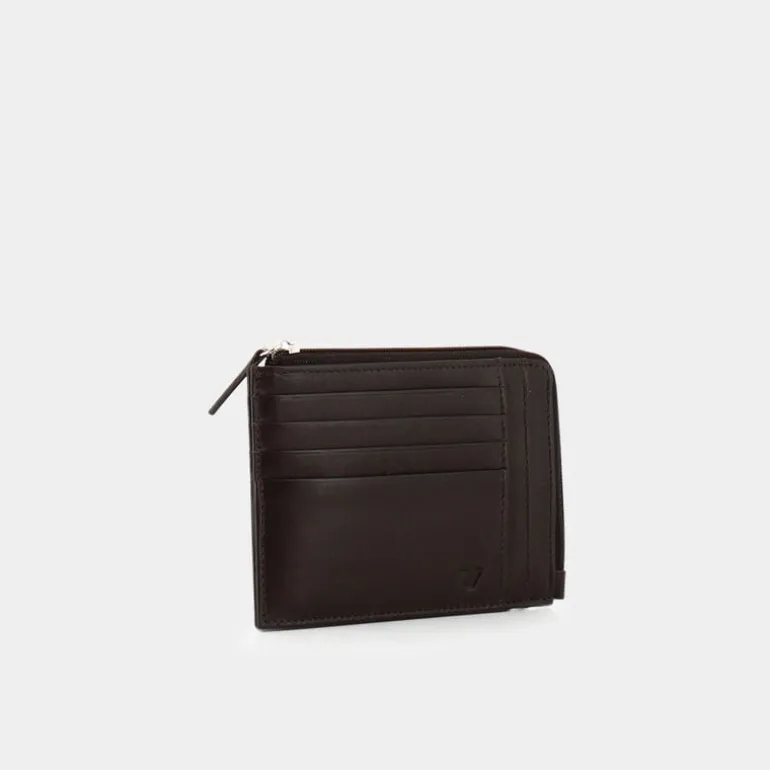 PASCAL- PICCOLA PELLETTERIA MARRONE 412907