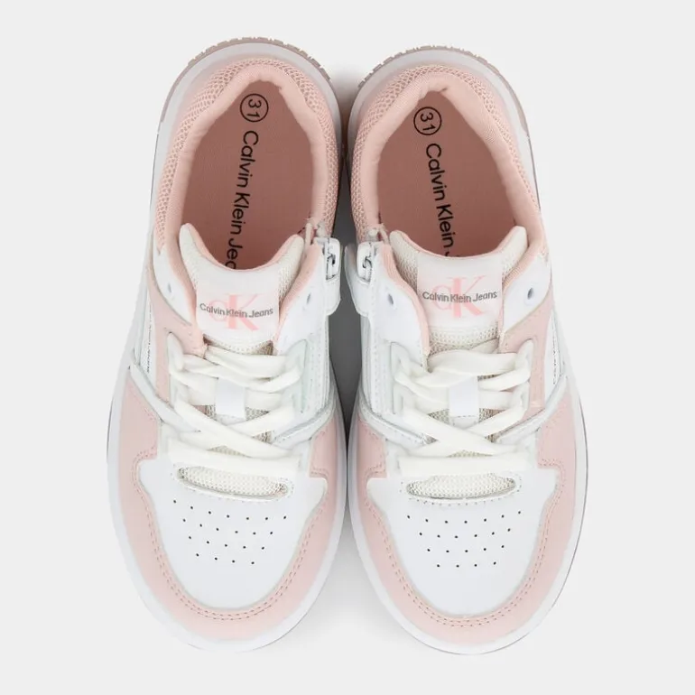 PATTY- SNEAKERS BIANCO ROSA 80797