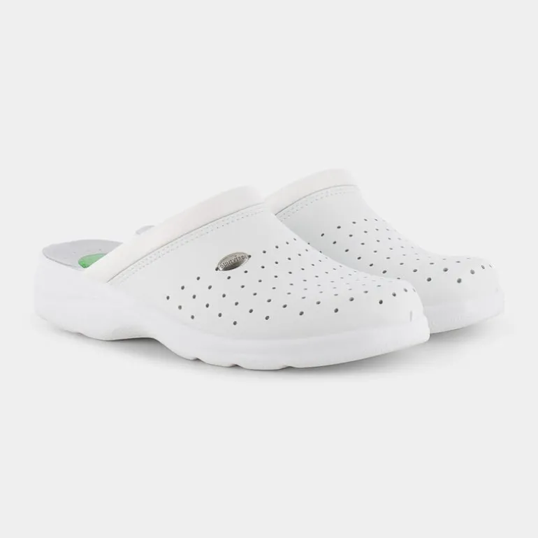 PELLE- CIABATTE BIANCO DU-E23U-01