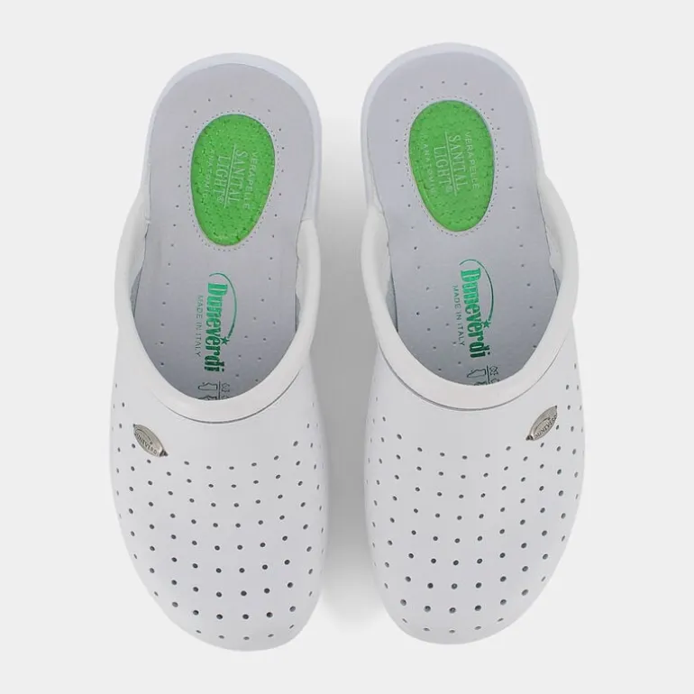 PELLE- CIABATTE BIANCO DU-E23U-01