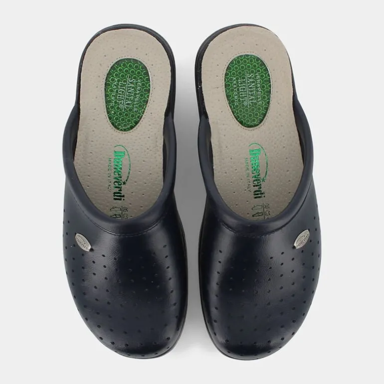 PELLE- CIABATTE BLU DU-E23U-01