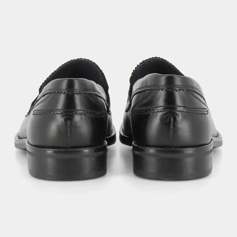 PELLE- MOCASSINI NERO 1410