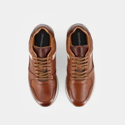 PELLE- SNEAKERS COGNAC CT-E23U-03