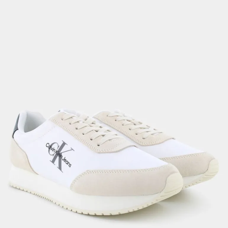 PHUKET RETRO RUNNER- SNEAKERS BRIGHT WHITE/C WHITE/CHARCOAL GREY YM0008040K6