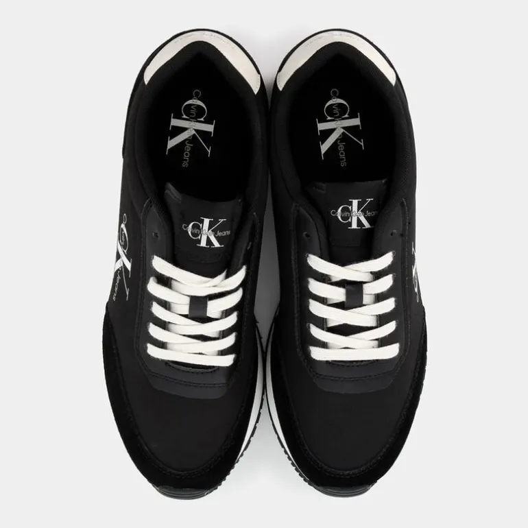 PHUKET RETRO RUNNER- SNEAKERS BLACK/EGGSHELL/WHITE YM010320GR