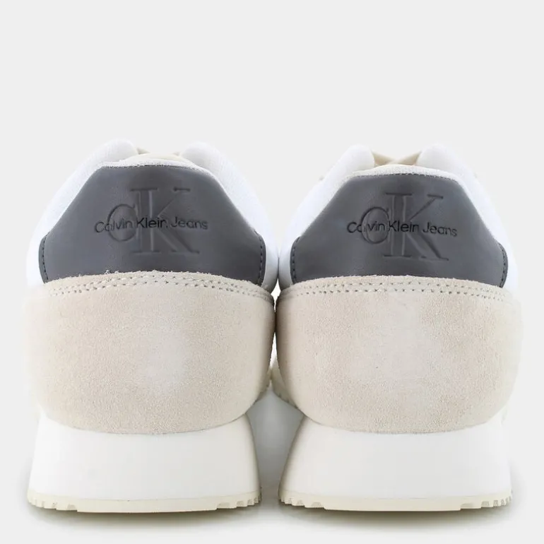 PHUKET RETRO RUNNER- SNEAKERS BRIGHT WHITE/C WHITE/CHARCOAL GREY YM0008040K6