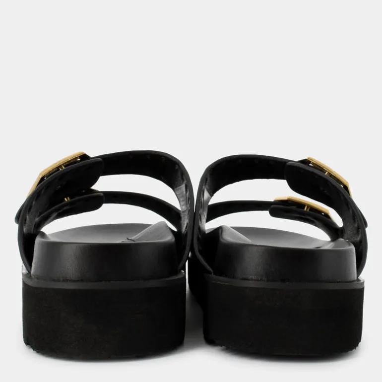 POLA STUDS- SANDALI NERO PLS90662