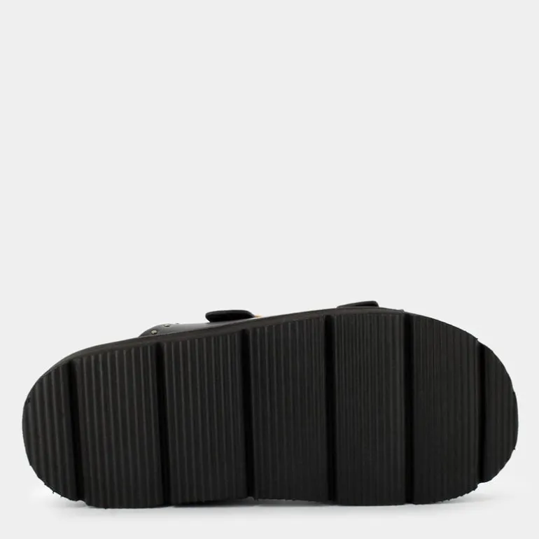 POLA STUDS- SANDALI NERO PLS90662