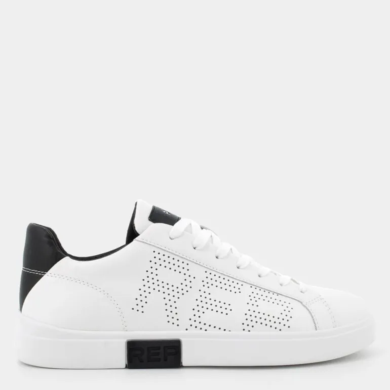 POLYS STUDIO- SNEAKERS WHITE BLACK RZ3P0014L