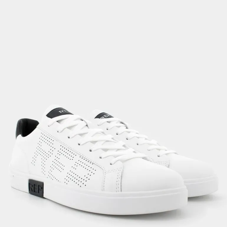POLYS STUDIO- SNEAKERS WHITE BLACK RZ3P0014L