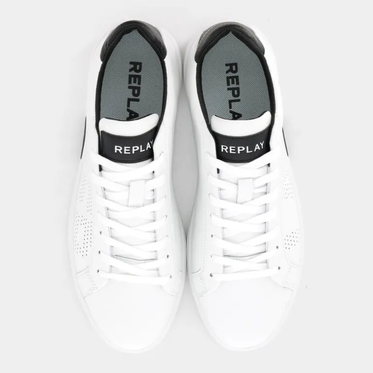 POLYS STUDIO- SNEAKERS WHITE BLACK RZ3P0014L