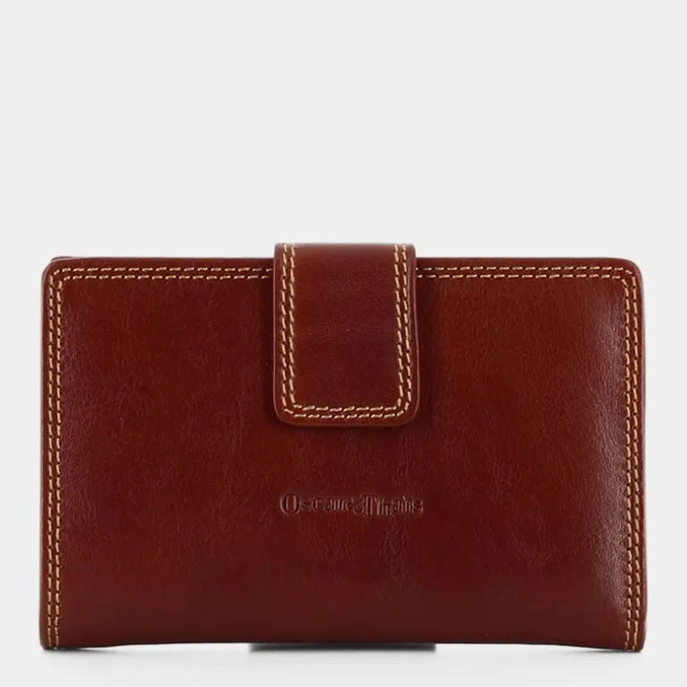 PORTAFOGLIO DONNA- PICCOLA PELLETTERIA COGNAC 9838046PIE