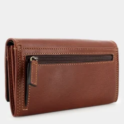 PORTAFOGLIO DONNA- PICCOLA PELLETTERIA COGNAC 9838150PIE