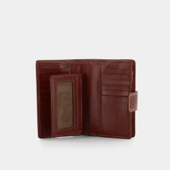 PORTAFOGLIO DONNA- PICCOLA PELLETTERIA COGNAC 9838046PIE