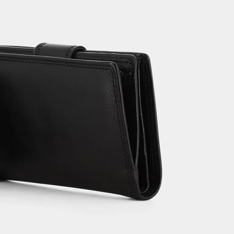 PORTAFOGLIO DONNA- PICCOLA PELLETTERIA NERO 9838046PIE