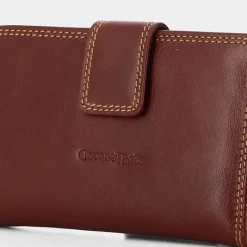 PORTAFOGLIO DONNA- PICCOLA PELLETTERIA COGNAC 9838046PIE