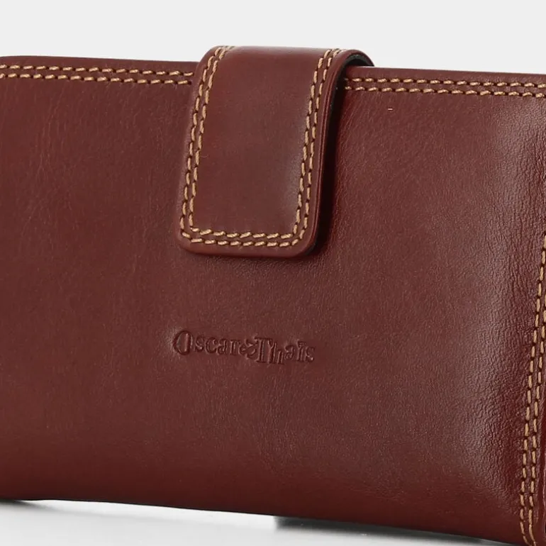 PORTAFOGLIO DONNA- PICCOLA PELLETTERIA COGNAC 9838046PIE